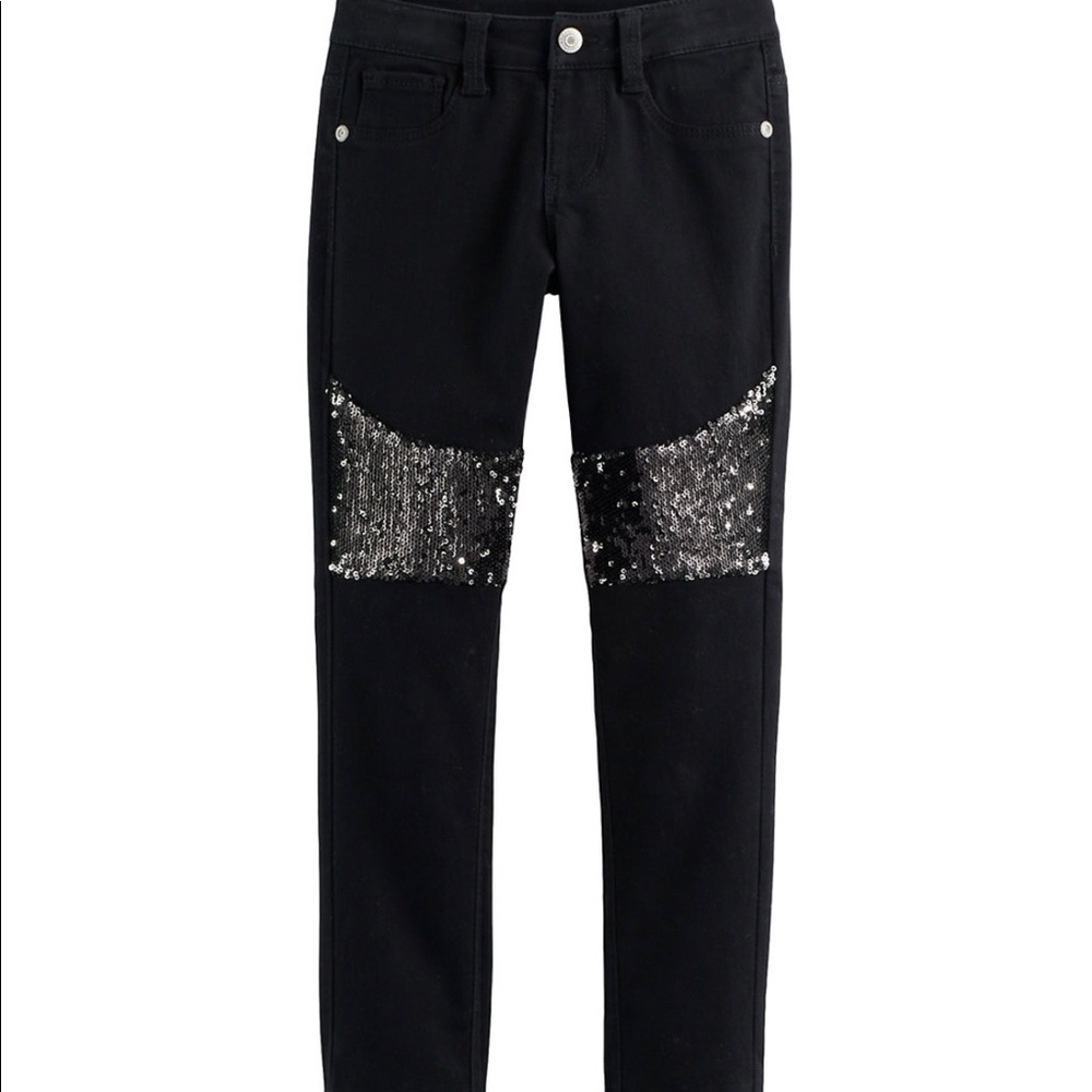 Girls Sonoma Jegging jeans in black. Size 5 - NWT